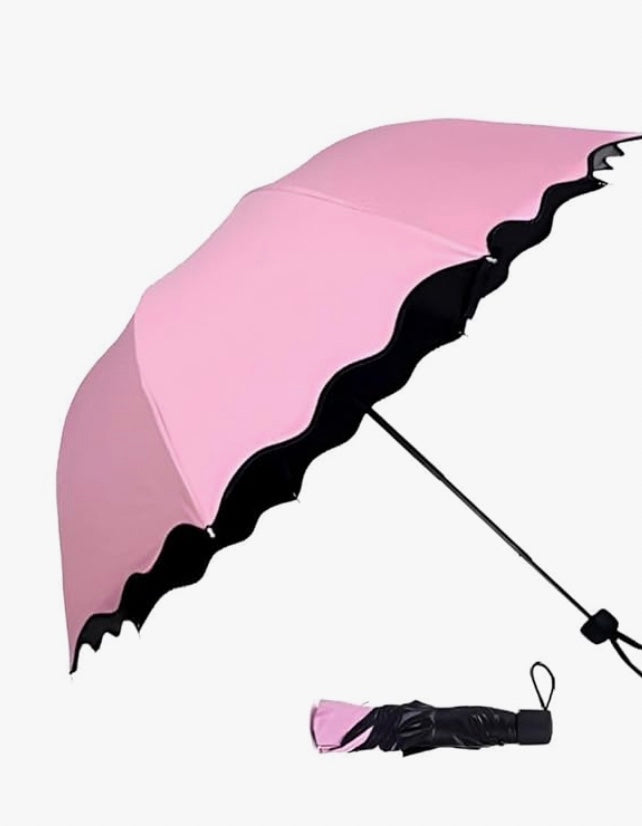 Renee Pink Colour Umbrella