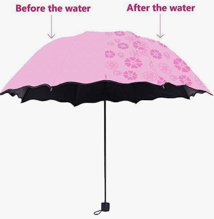 Renee Pink Colour Umbrella