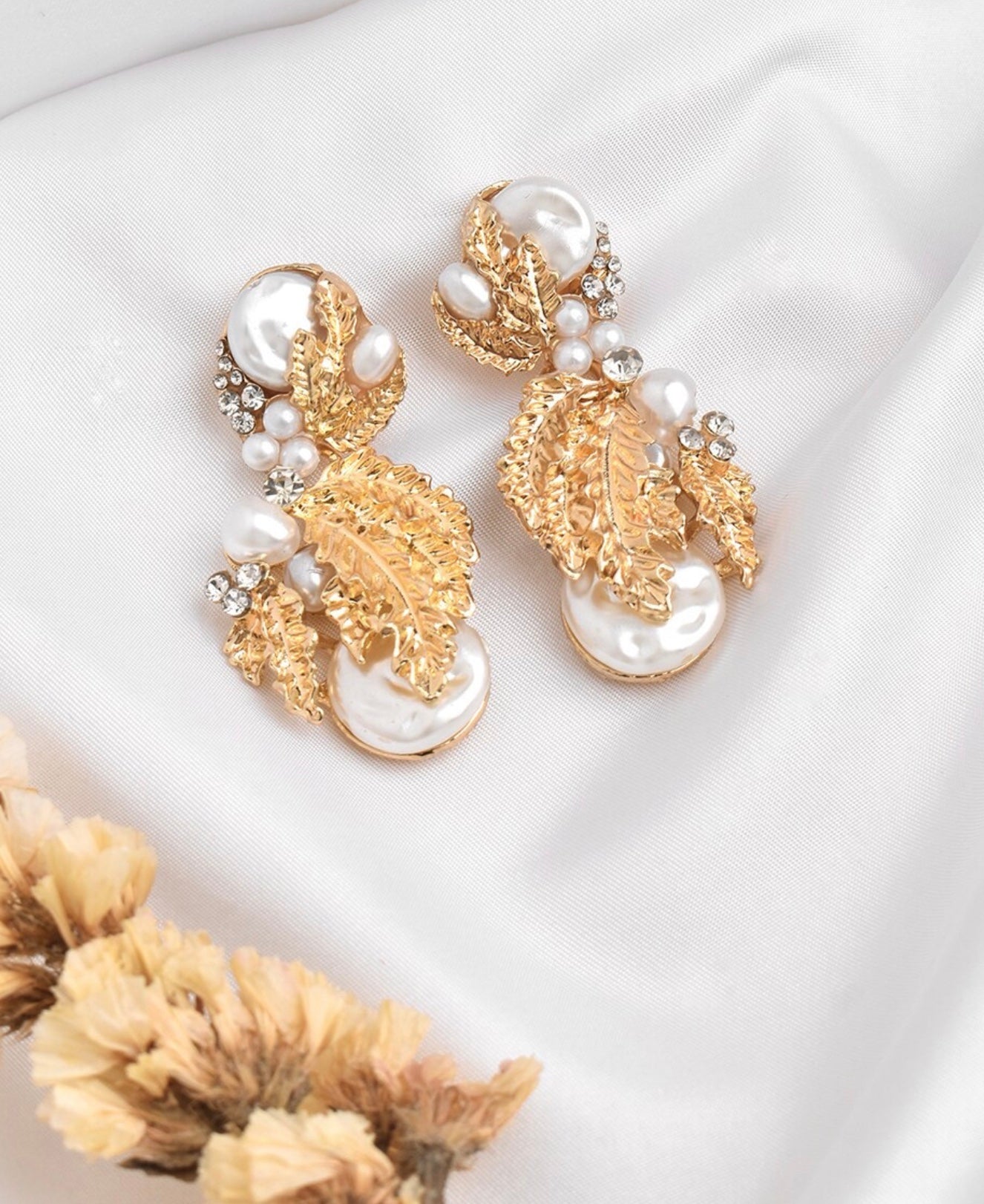 Gold-Toned Drop Earrings