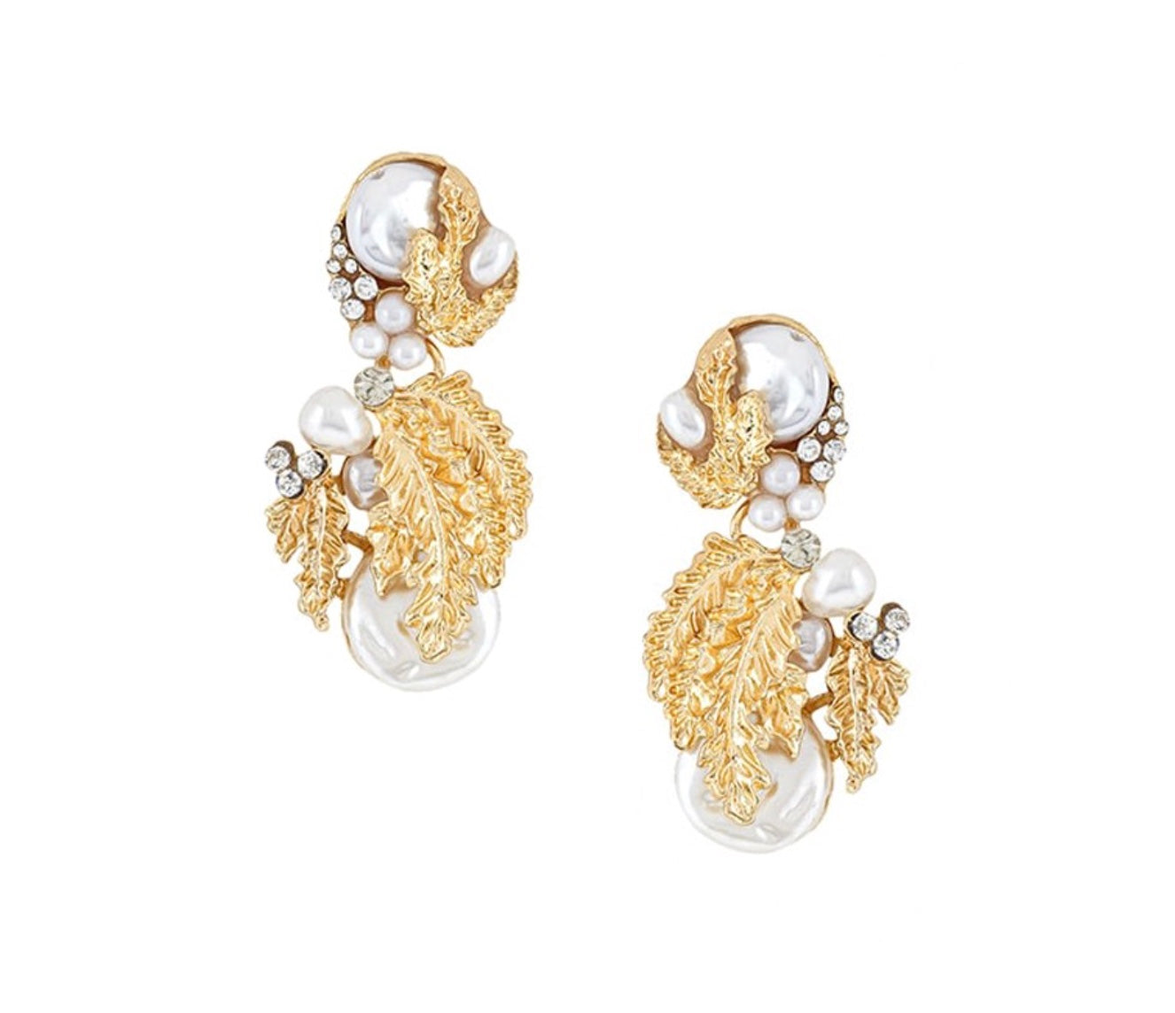 Gold-Toned Drop Earrings